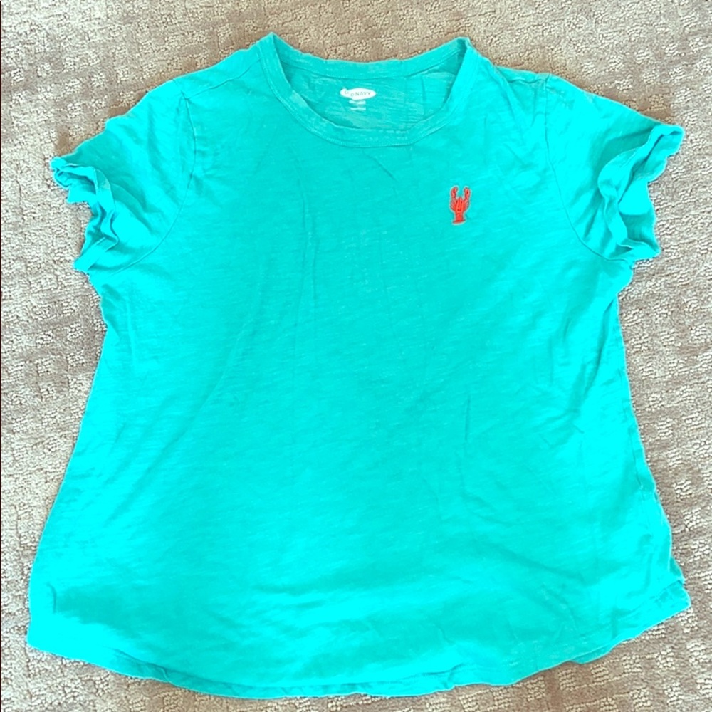teal lobster shirt